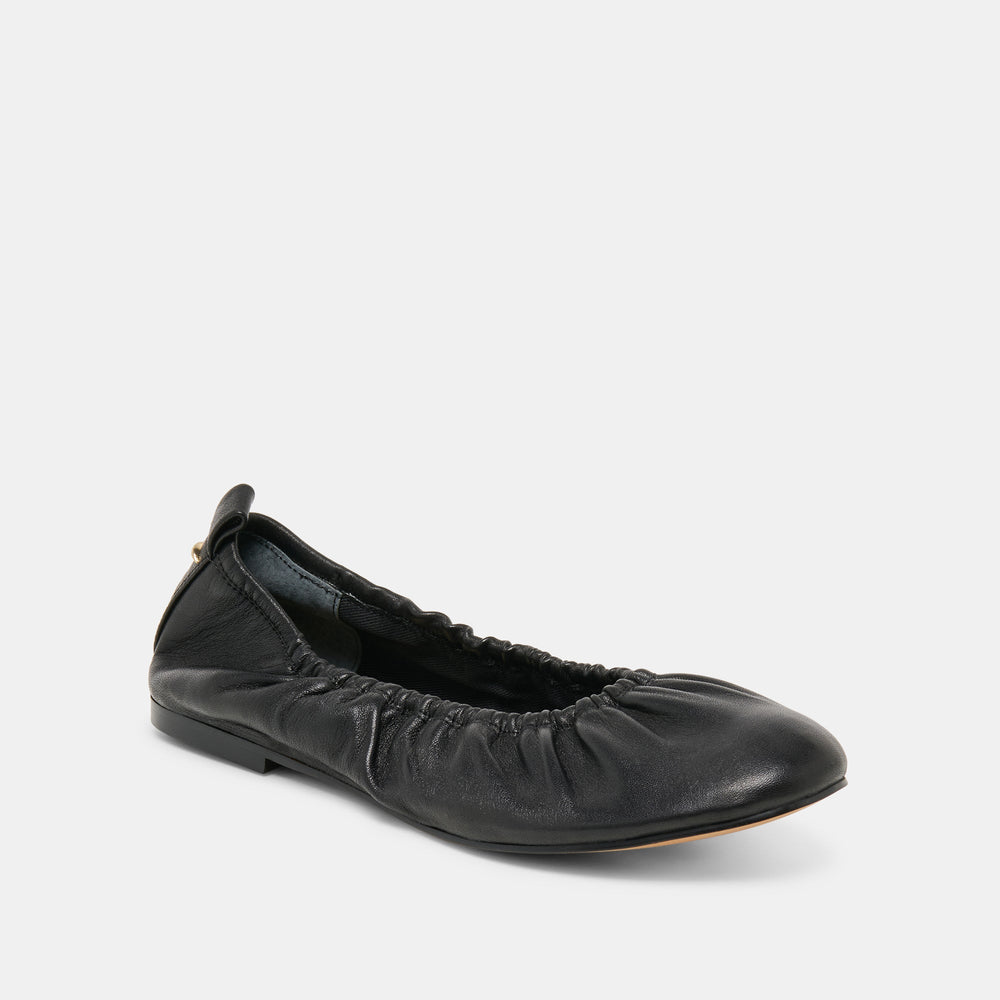 Dolce Vita SHOES | Conrad Black Leather Ballet Flats
