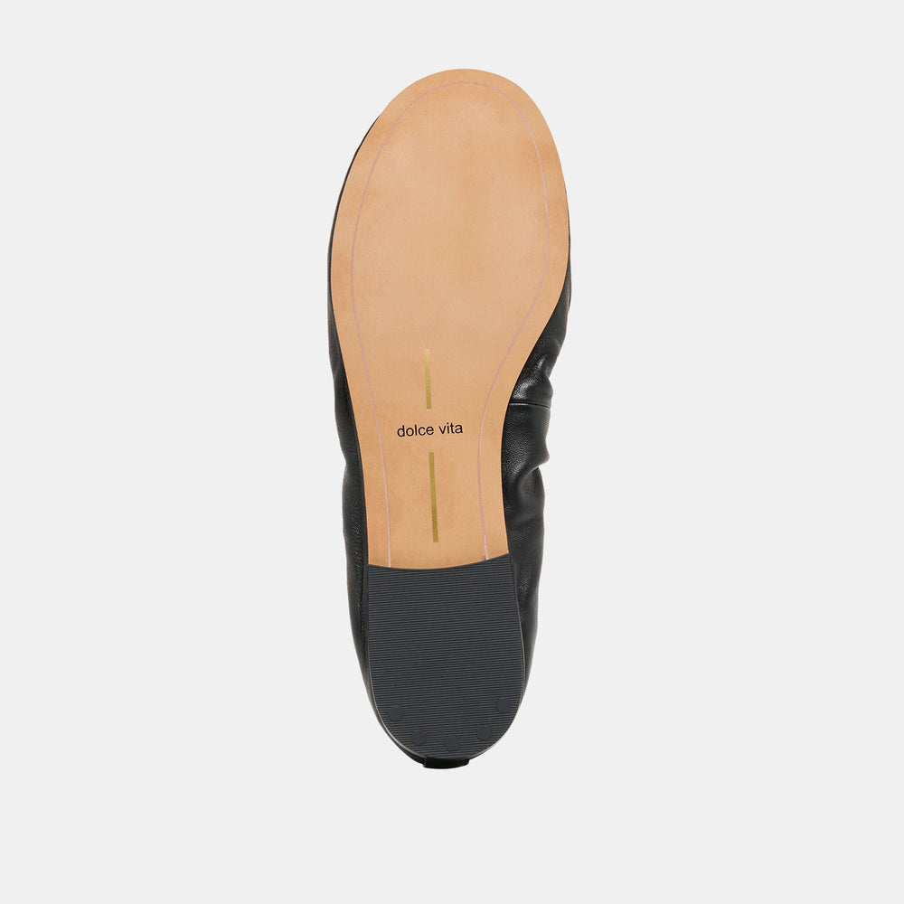 Dolce Vita SHOES | Conrad Black Leather Ballet Flats