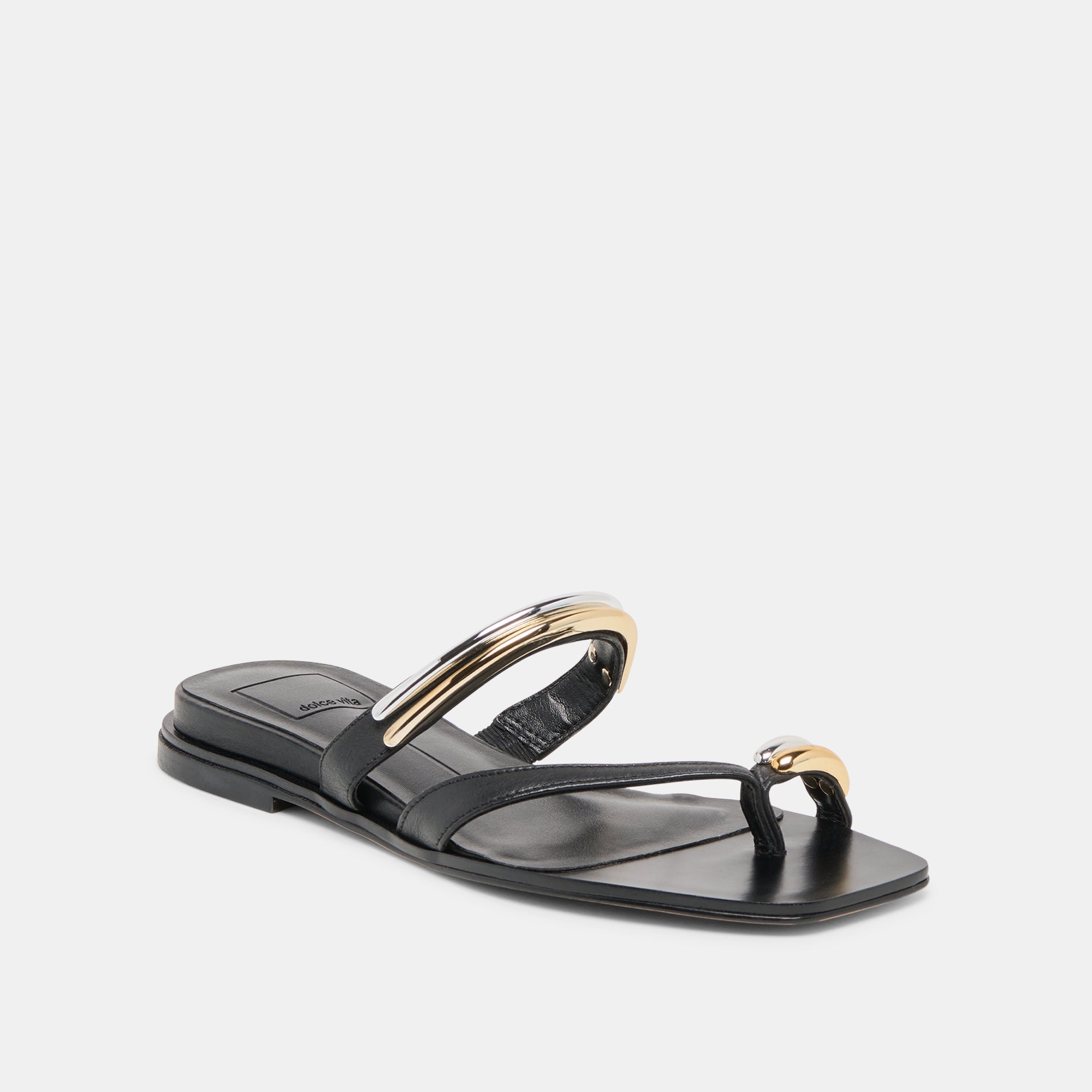 Dolce Vita SHOES | Tarina Black Leather Sandals