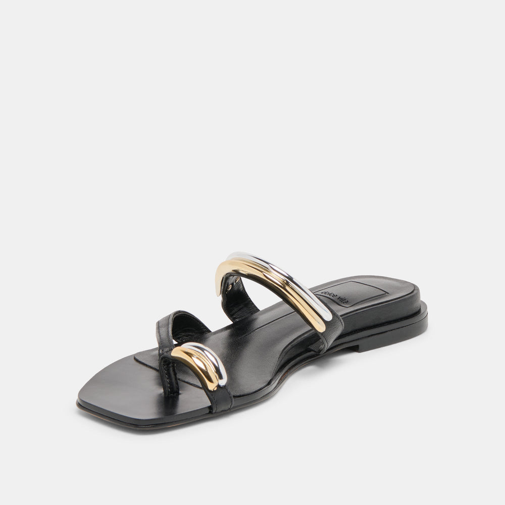 Dolce Vita SHOES | Tarina Black Leather Sandals
