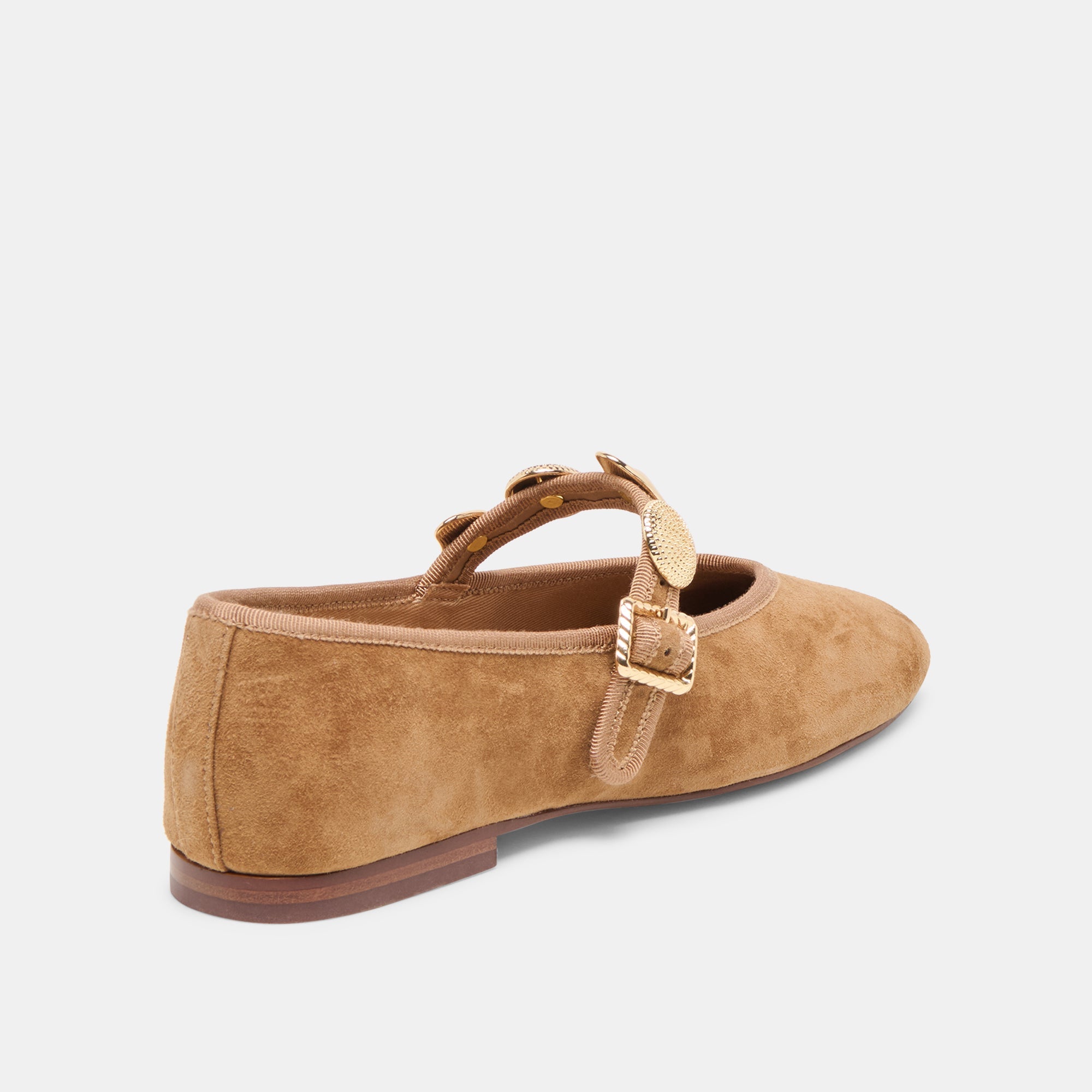 Dolce Vita SHOES | Relan Lt Brown Suede Ballet Flats