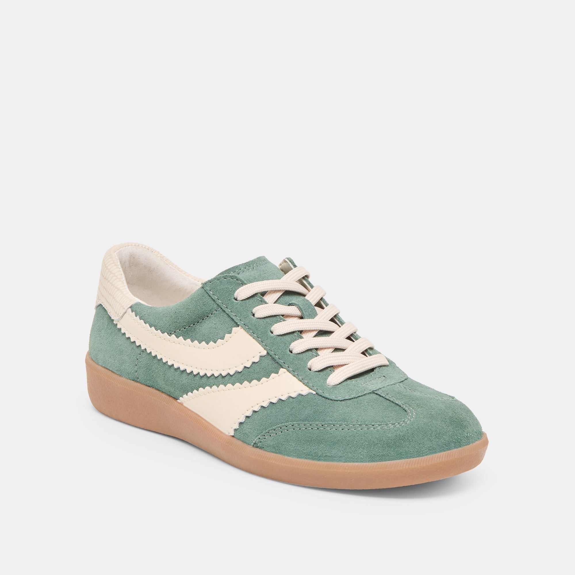 Dolce Vita SHOES | Merit Dk Green Suede Sneakers
