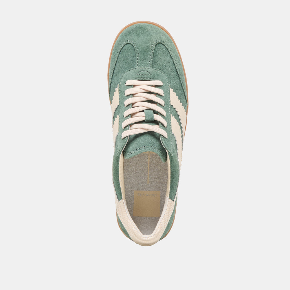 Dolce Vita SHOES | Merit Dk Green Suede Sneakers