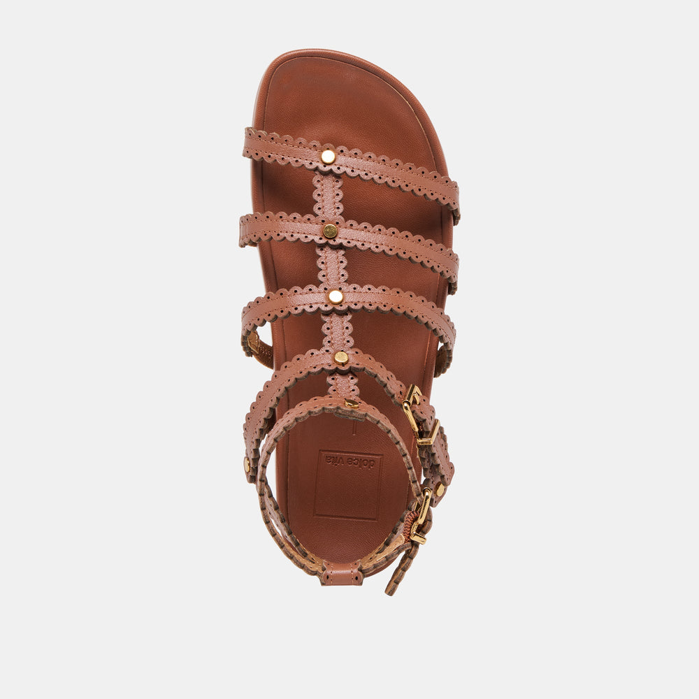 Dolce Vita SHOES | Susana Cognac Leather Sandals