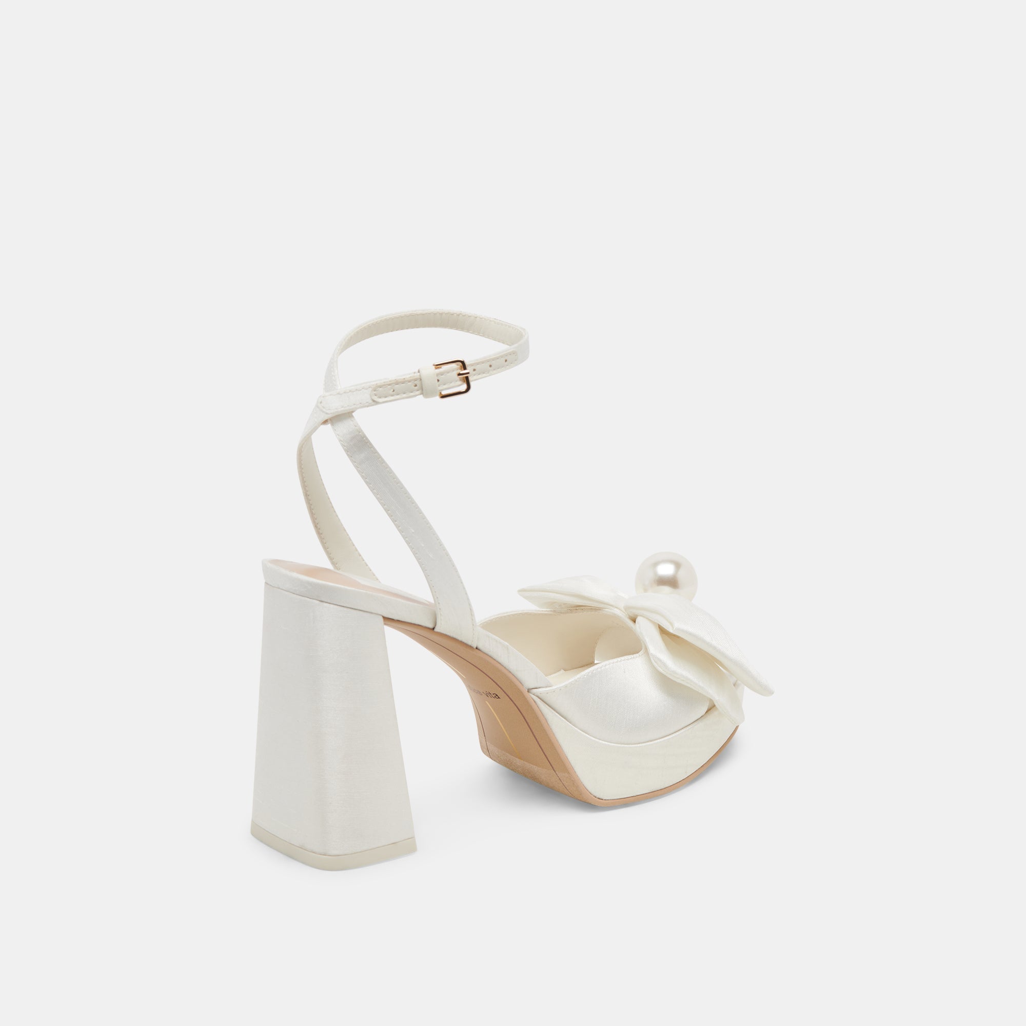 Dolce Vita SHOES | PATTON HEELS IVORY SATIN
 – Dolce Vita