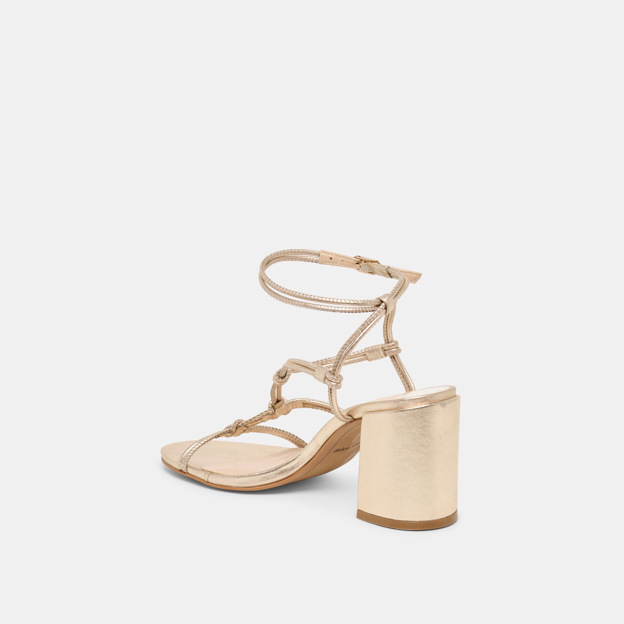 Dolce Vita SHOES | Fizzy Gold Leather Heels