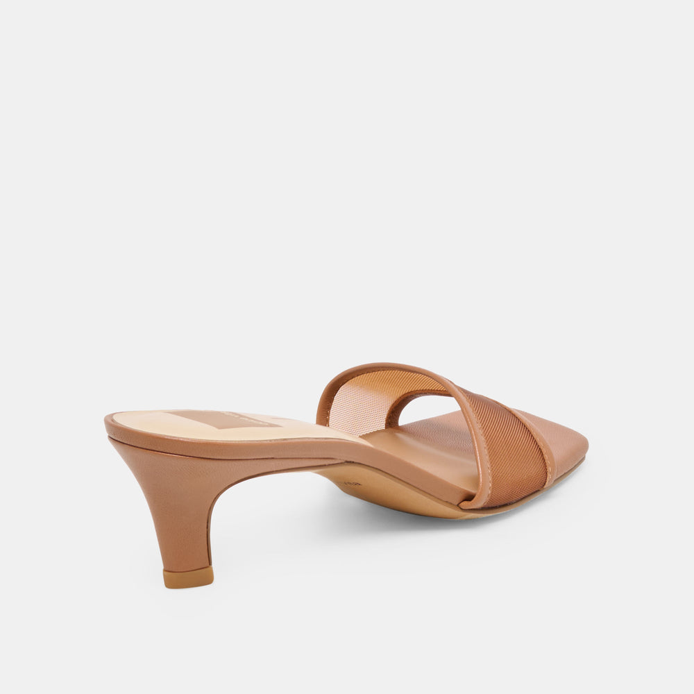 Dolce Vita SHOES | Rexa Mesh Caramel Mesh Heels