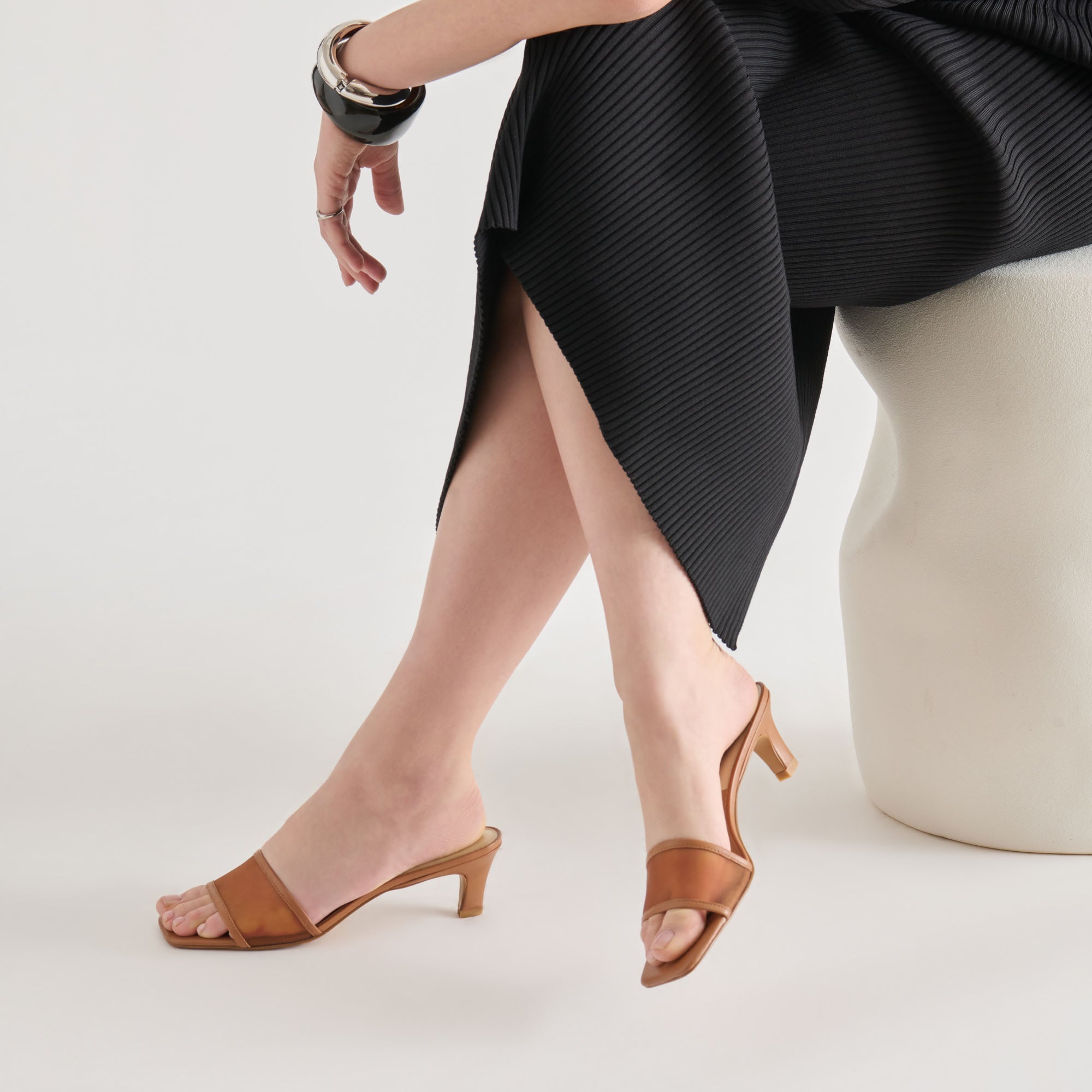 Dolce Vita SHOES | Rexa Mesh Caramel Mesh Heels