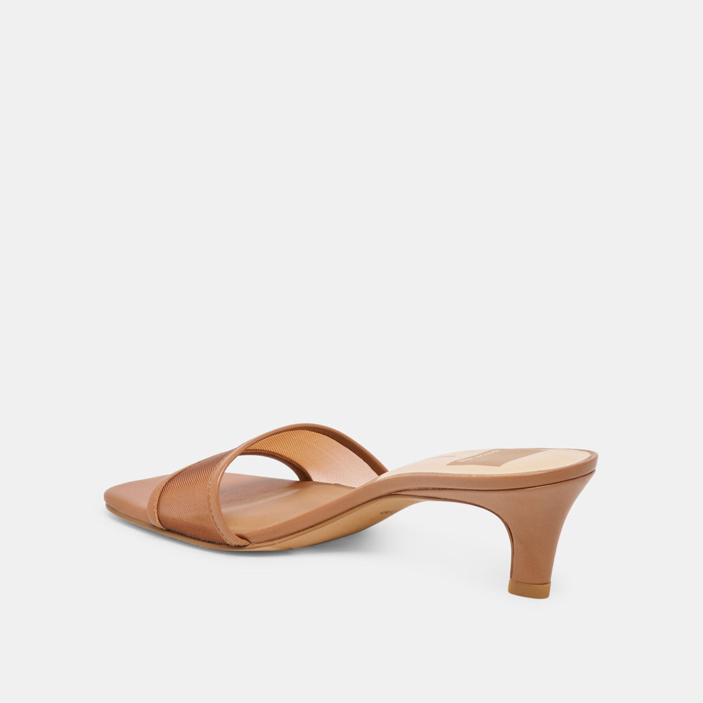 Dolce Vita SHOES | Rexa Mesh Caramel Mesh Heels