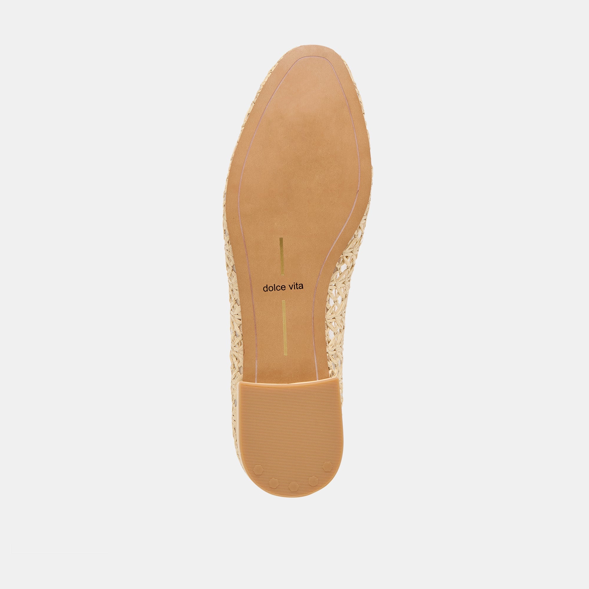 Dolce Vita SHOES | Ulicia Lt Natural Cross Hatch Raffia Ballet Flats