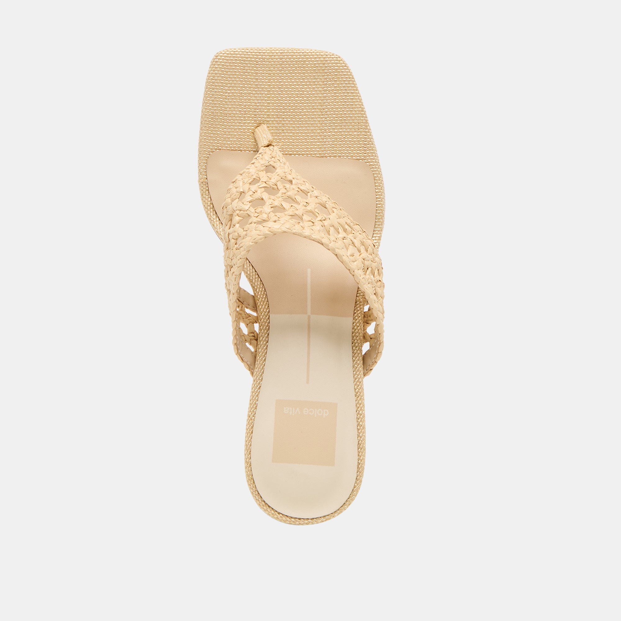 Dolce Vita SHOES | Barlo Lt Natural Woven Raffia Heels