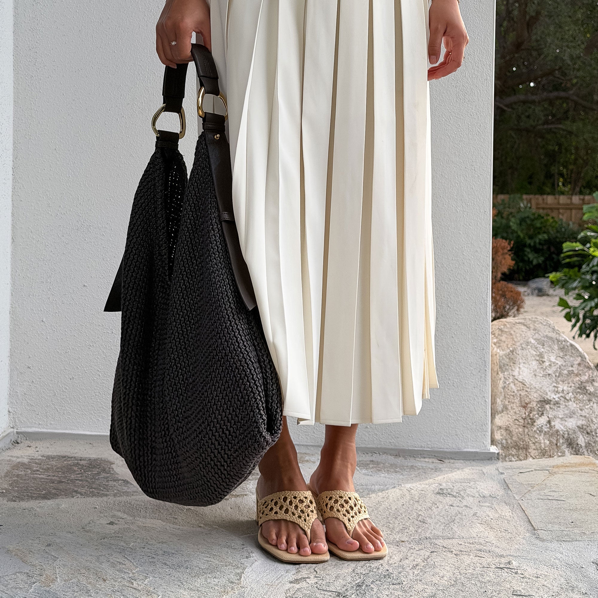 Dolce Vita SHOES | Barlo Lt Natural Woven Raffia Heels