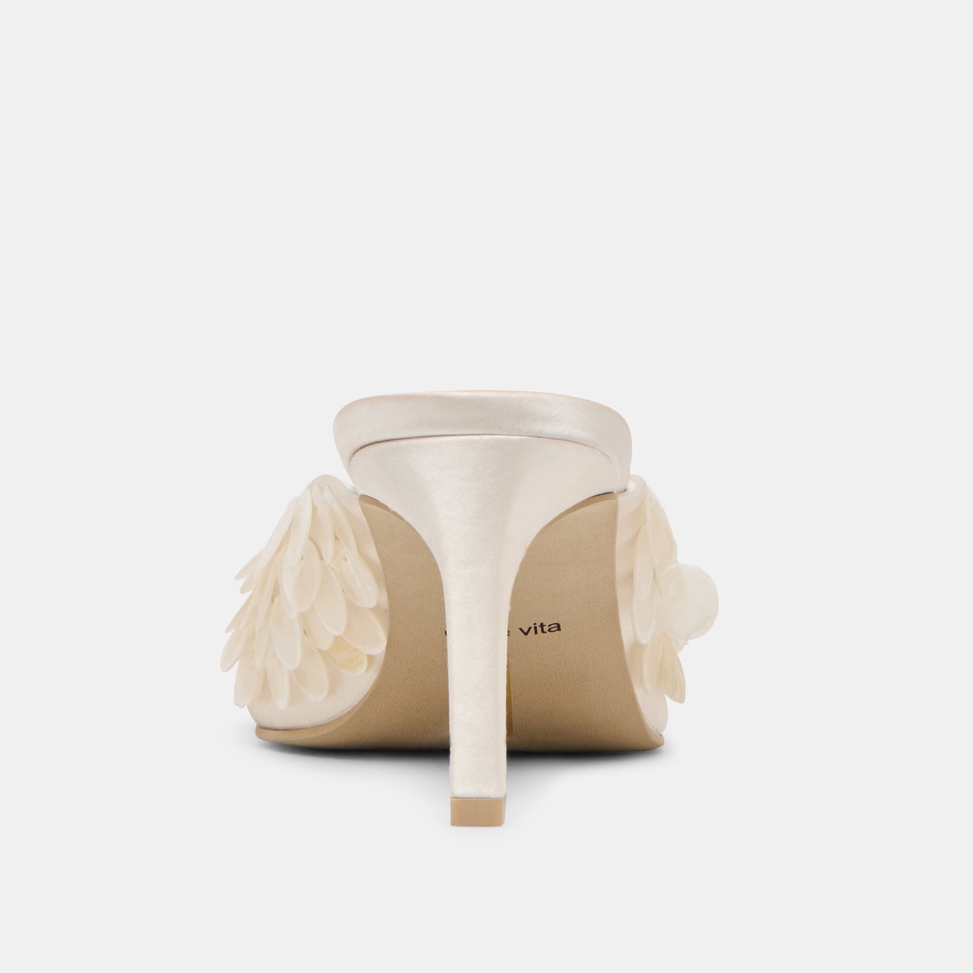 Dolce Vita SHOES | Samary Confetti Off White Satin Heels