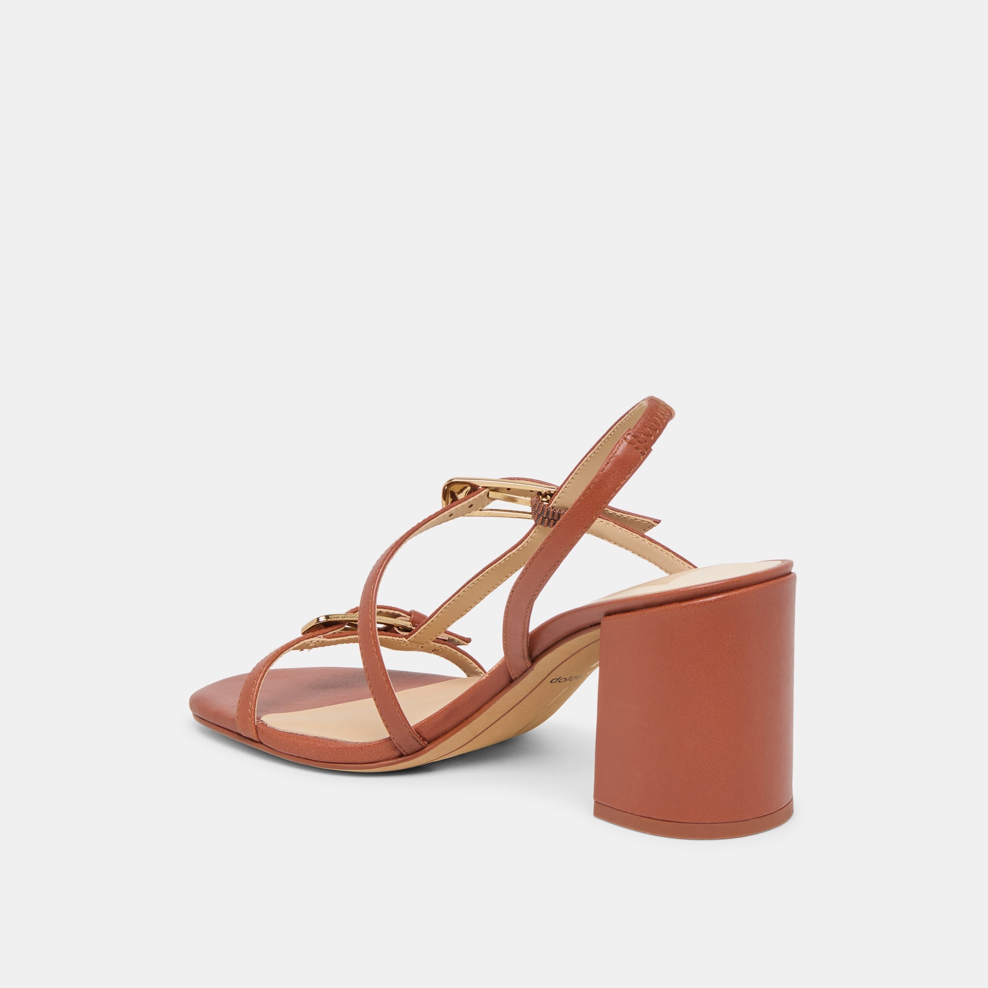 Dolce Vita SHOES | Faye Cognac Leather Heels