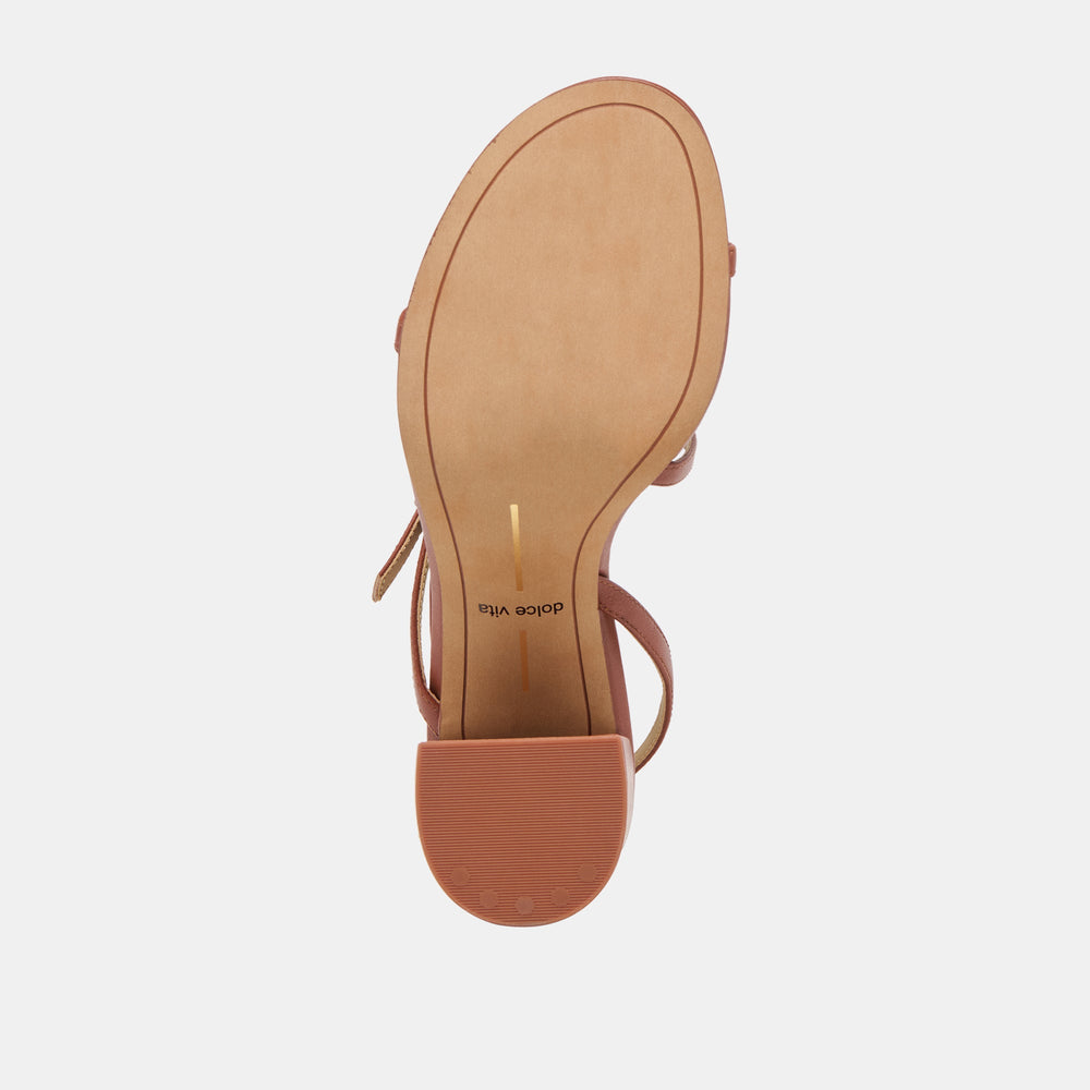 Dolce Vita SHOES | Faye Cognac Leather Heels
