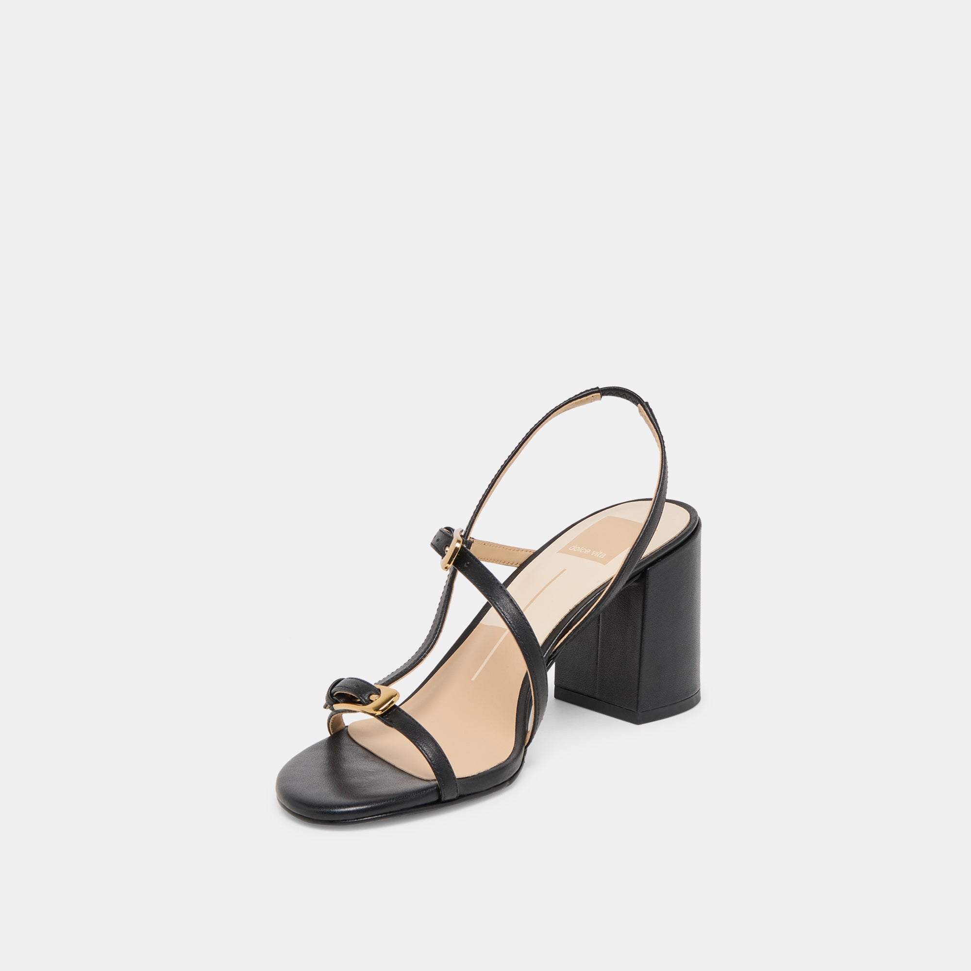 Dolce Vita SHOES | Faye Black Leather Heels