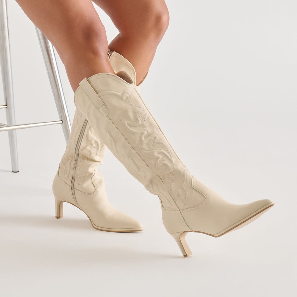 Dolce Vita SHOES | Alisa Creme Leather Boots