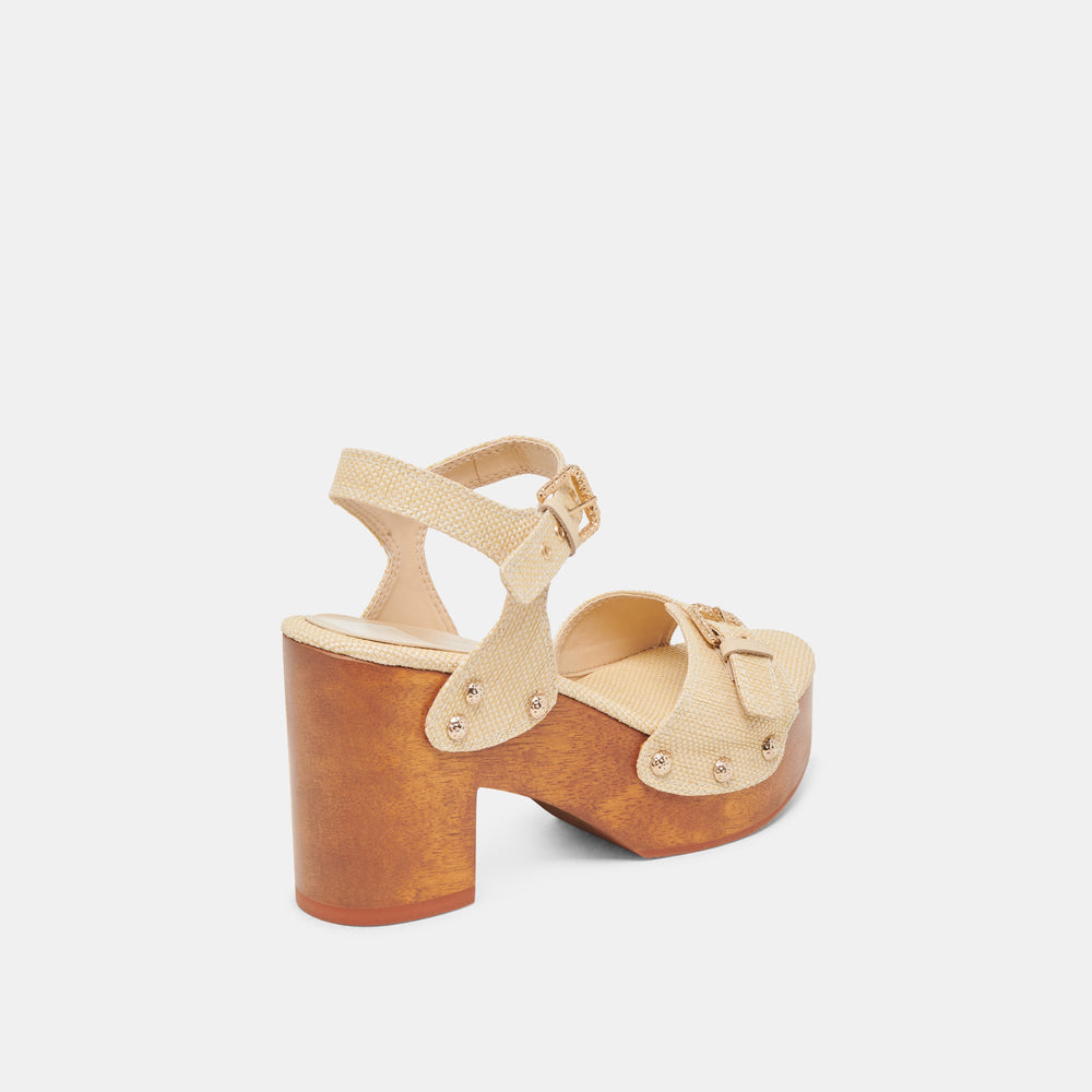 Dolce Vita SHOES | YANDY HEELS LT NATURAL RAFFIA
 – Dolce Vita