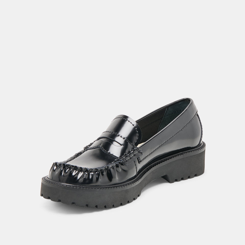 Dolce Vita SHOES | Merek Midnight Boxleather Loafers