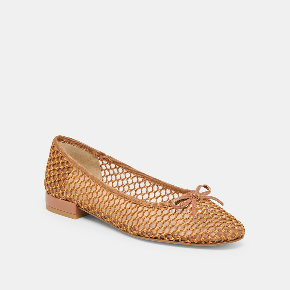 Dolce Vita SHOES | Ulicia Coral Woven Mesh Ballet Flats