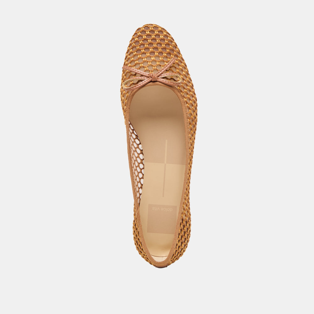 Dolce Vita SHOES | Ulicia Coral Woven Mesh Ballet Flats