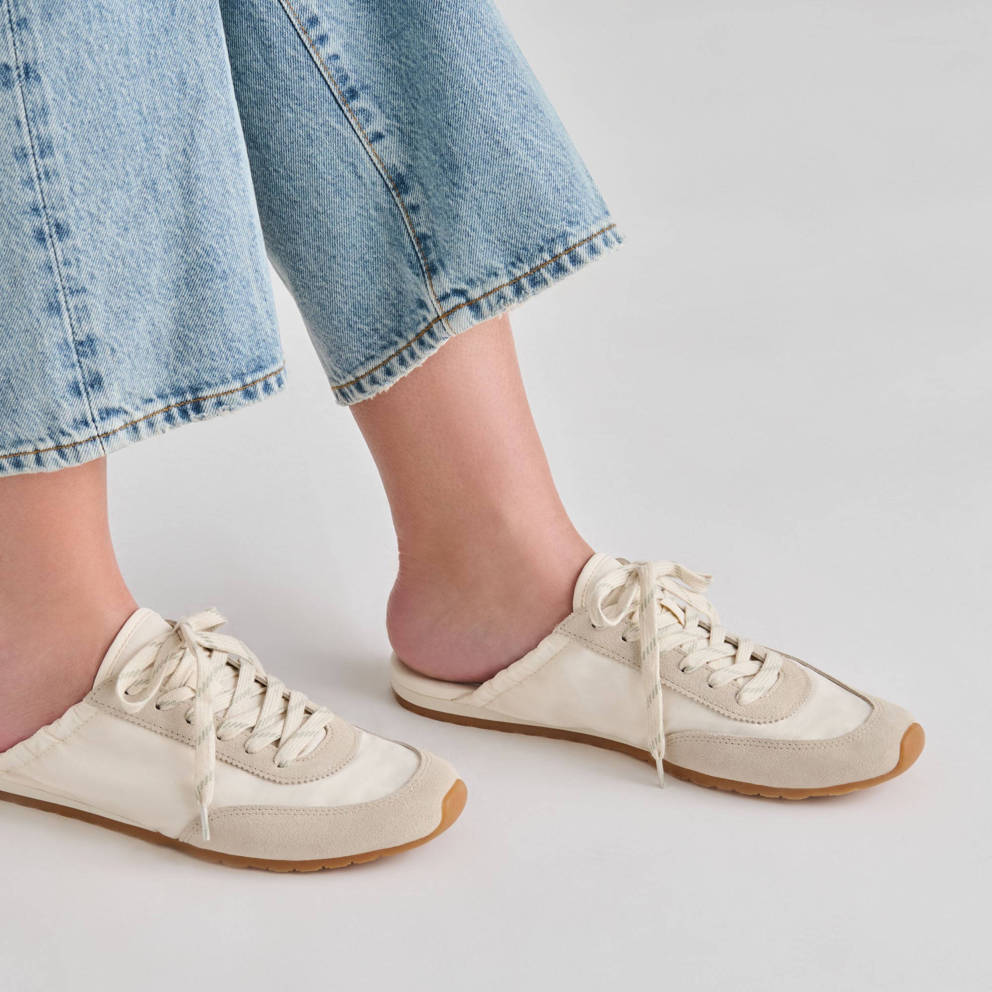 Dolce Vita SHOES | Daris White Nylon Sneakers