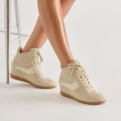Dolce Vita SHOES | Issac Oatmeal Suede Sneakers
