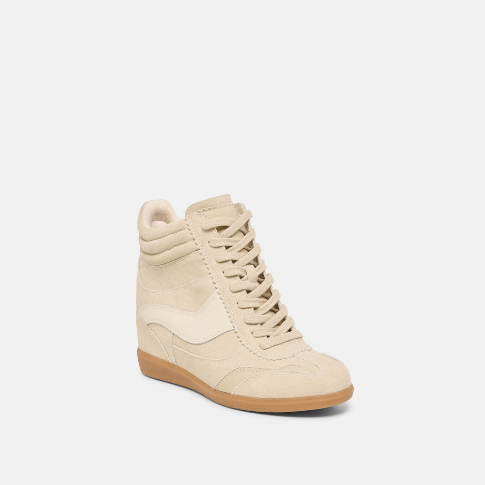 Dolce Vita SHOES | Issac Oatmeal Suede Sneakers