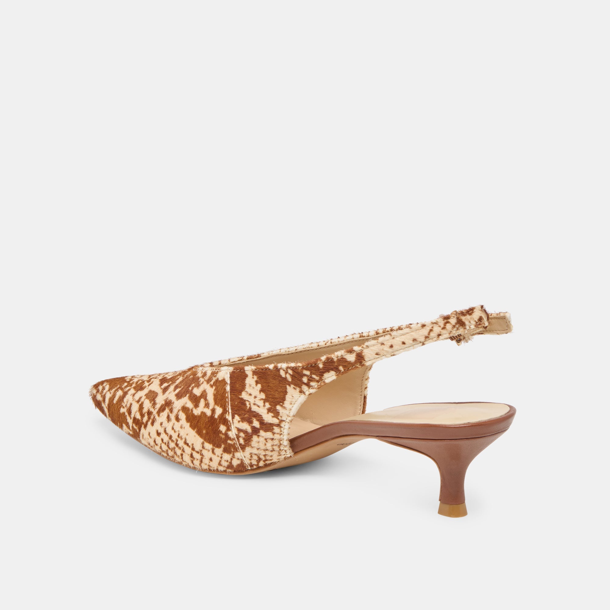 Dolce Vita SHOES | Alenna Brown Snake Calf Hair Heels