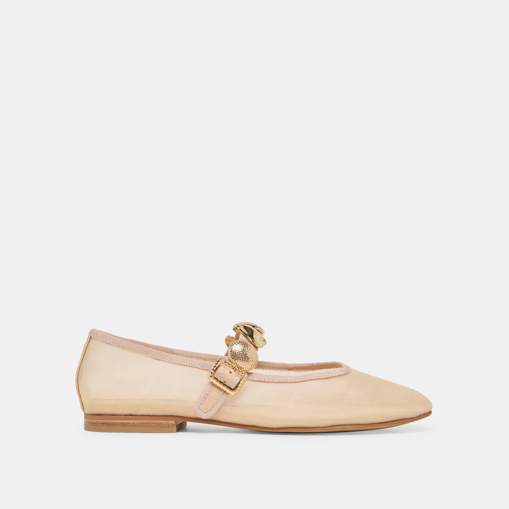 Dolce Vita SHOES | Relan French Vanilla Mesh Ballet Flats