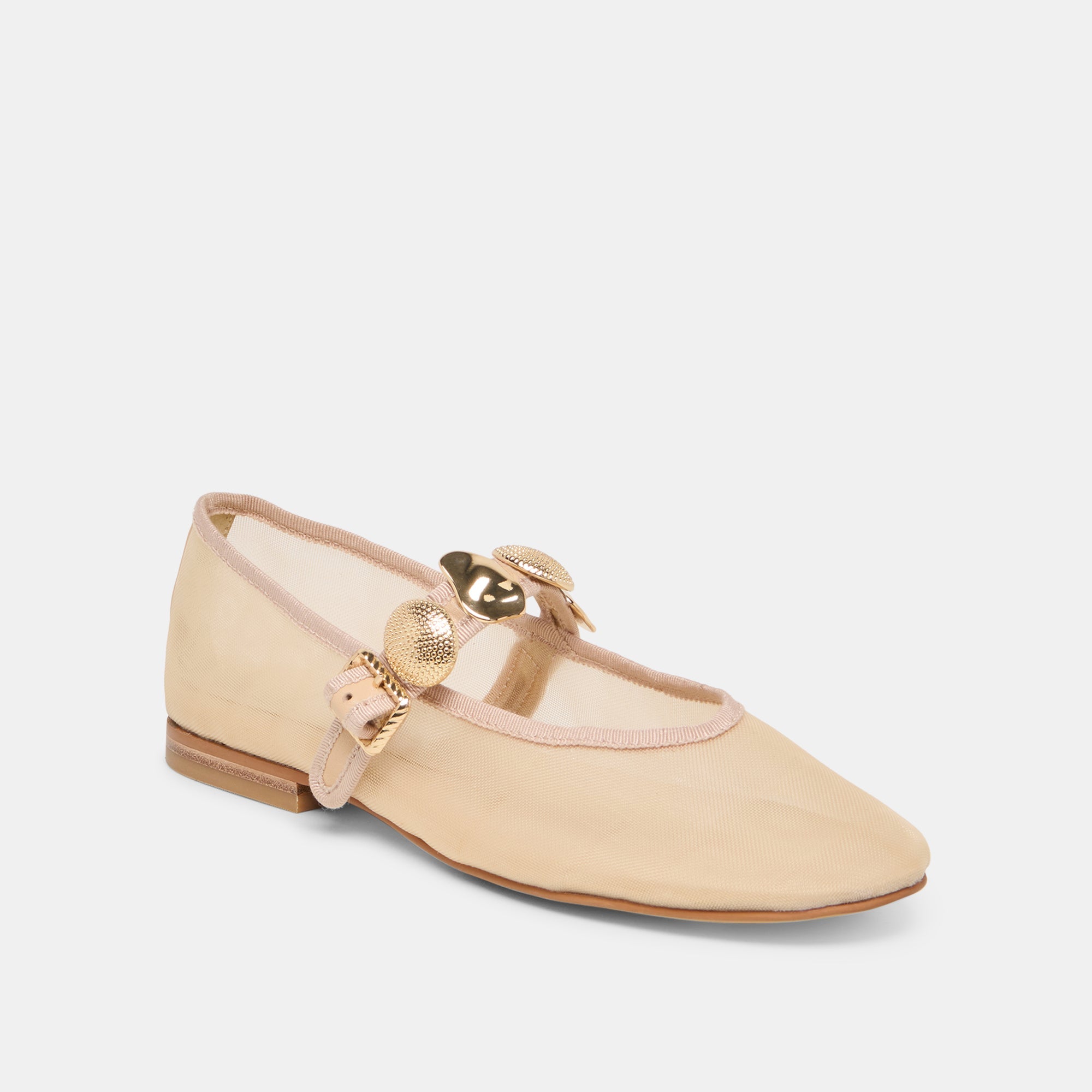 Dolce Vita SHOES | Relan French Vanilla Mesh Ballet Flats