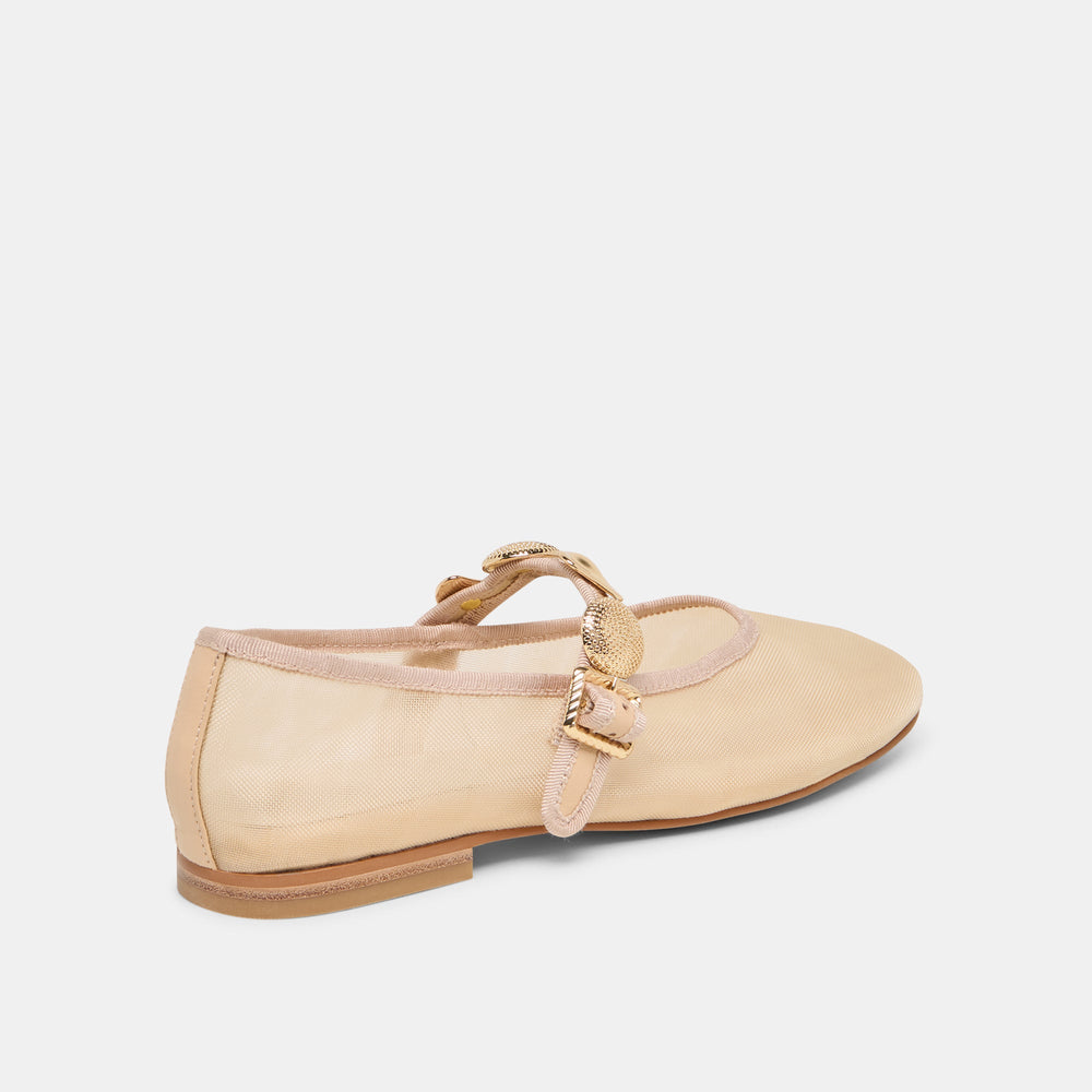 Dolce Vita SHOES | Relan French Vanilla Mesh Ballet Flats