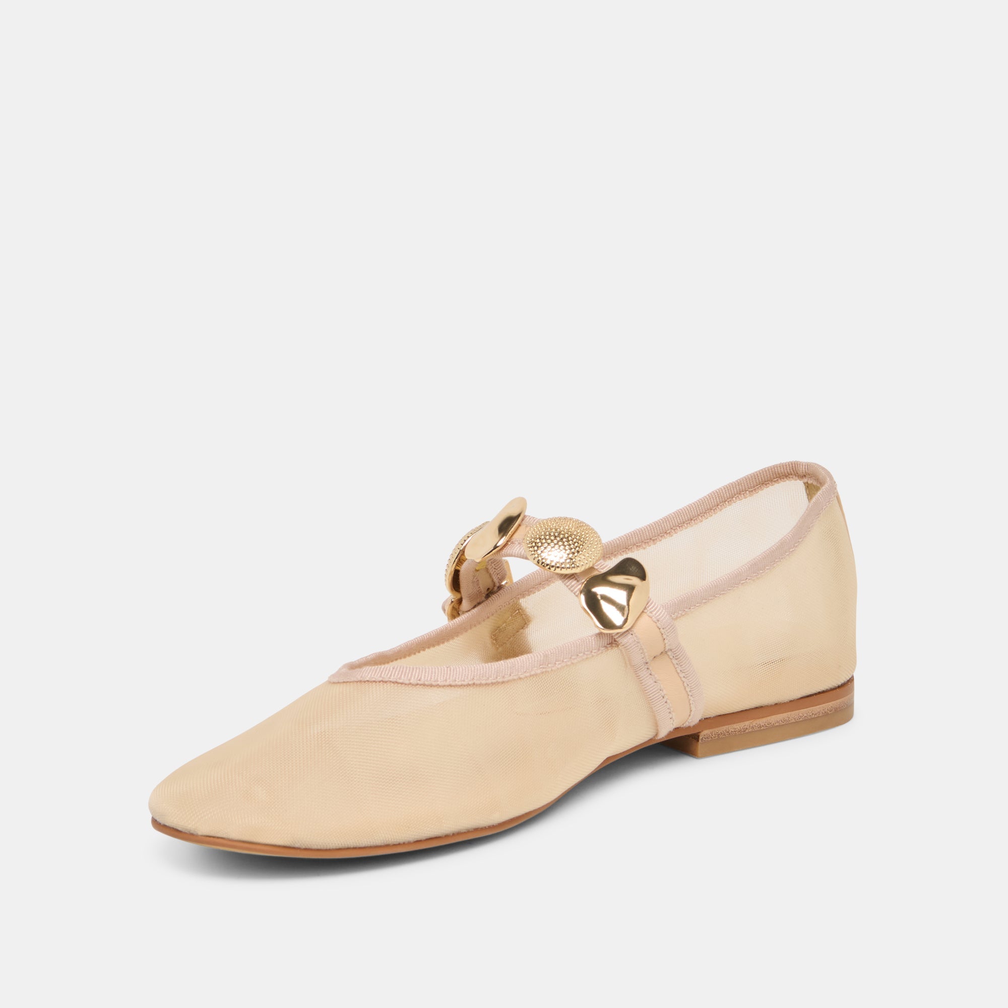 Dolce Vita SHOES | Relan French Vanilla Mesh Ballet Flats