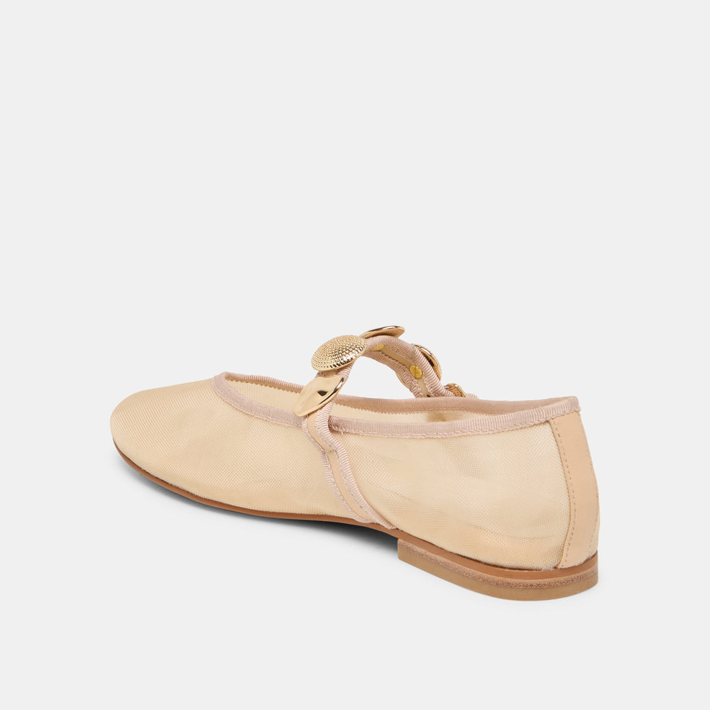 Dolce Vita SHOES | Relan French Vanilla Mesh Ballet Flats
