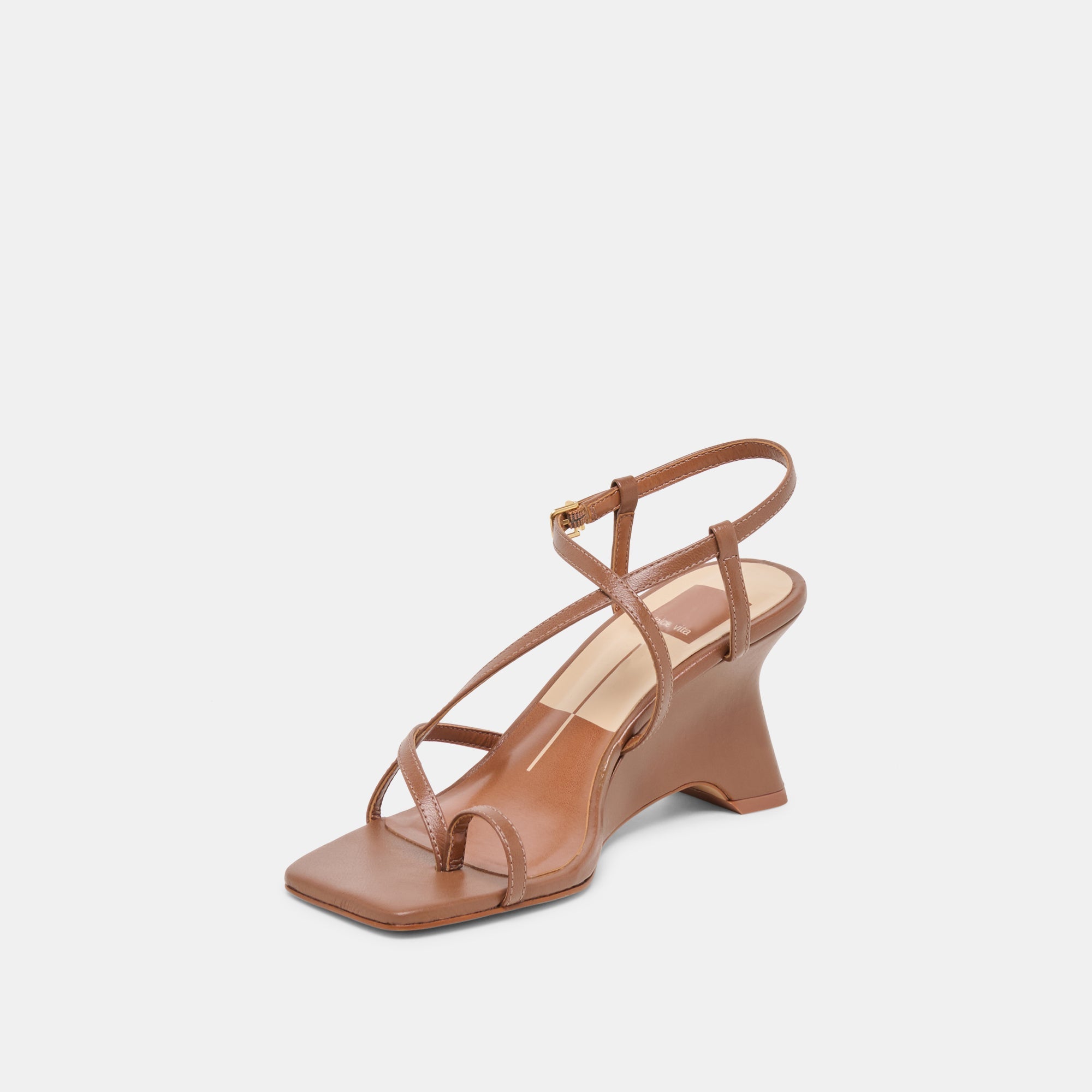 Dolce Vita SHOES | Aylee Cognac Leather Wedges