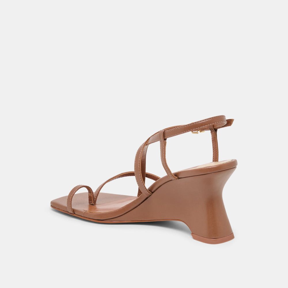 Dolce Vita SHOES | Aylee Cognac Leather Wedges
