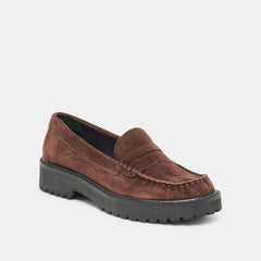 Dolce Vita SHOES | Merek Dk Brown Suede Loafers