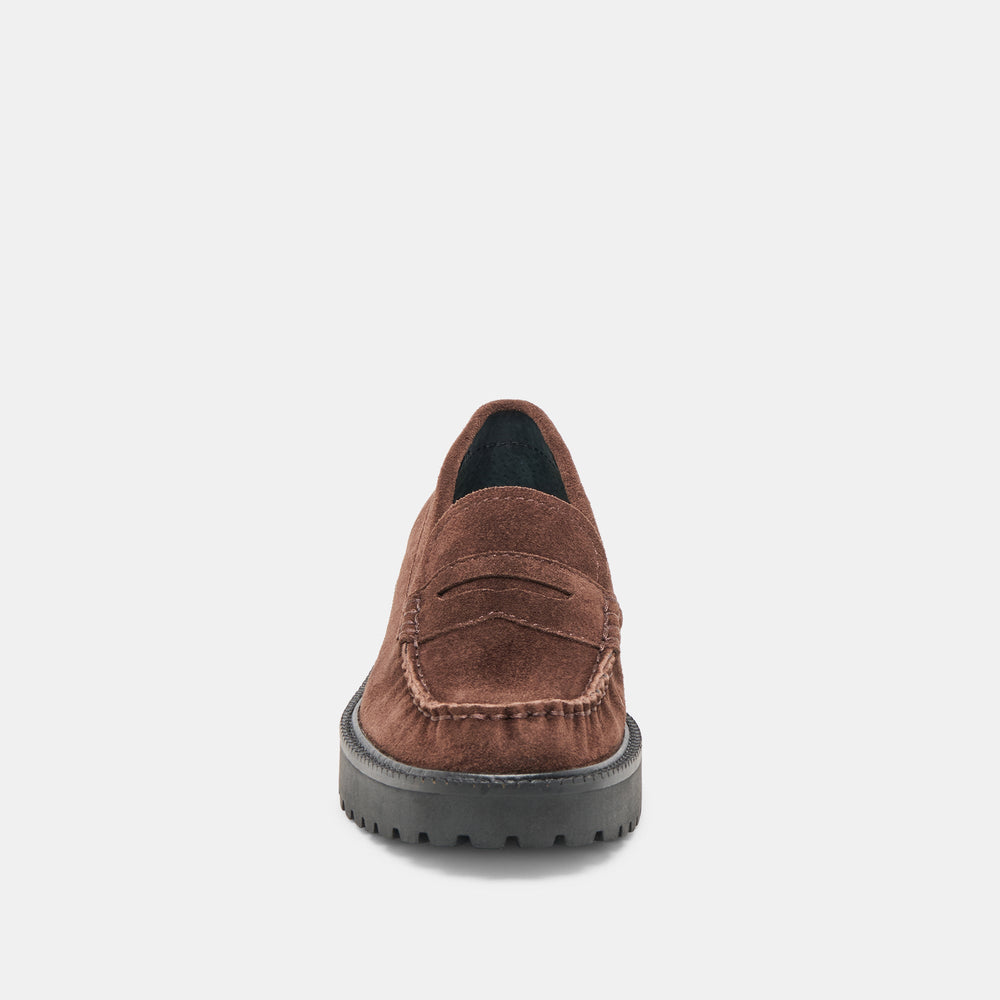 Dolce Vita SHOES | Merek Dk Brown Suede Loafers