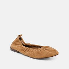 Dolce Vita SHOES | Conrad Lt Brown Suede Ballet Flats