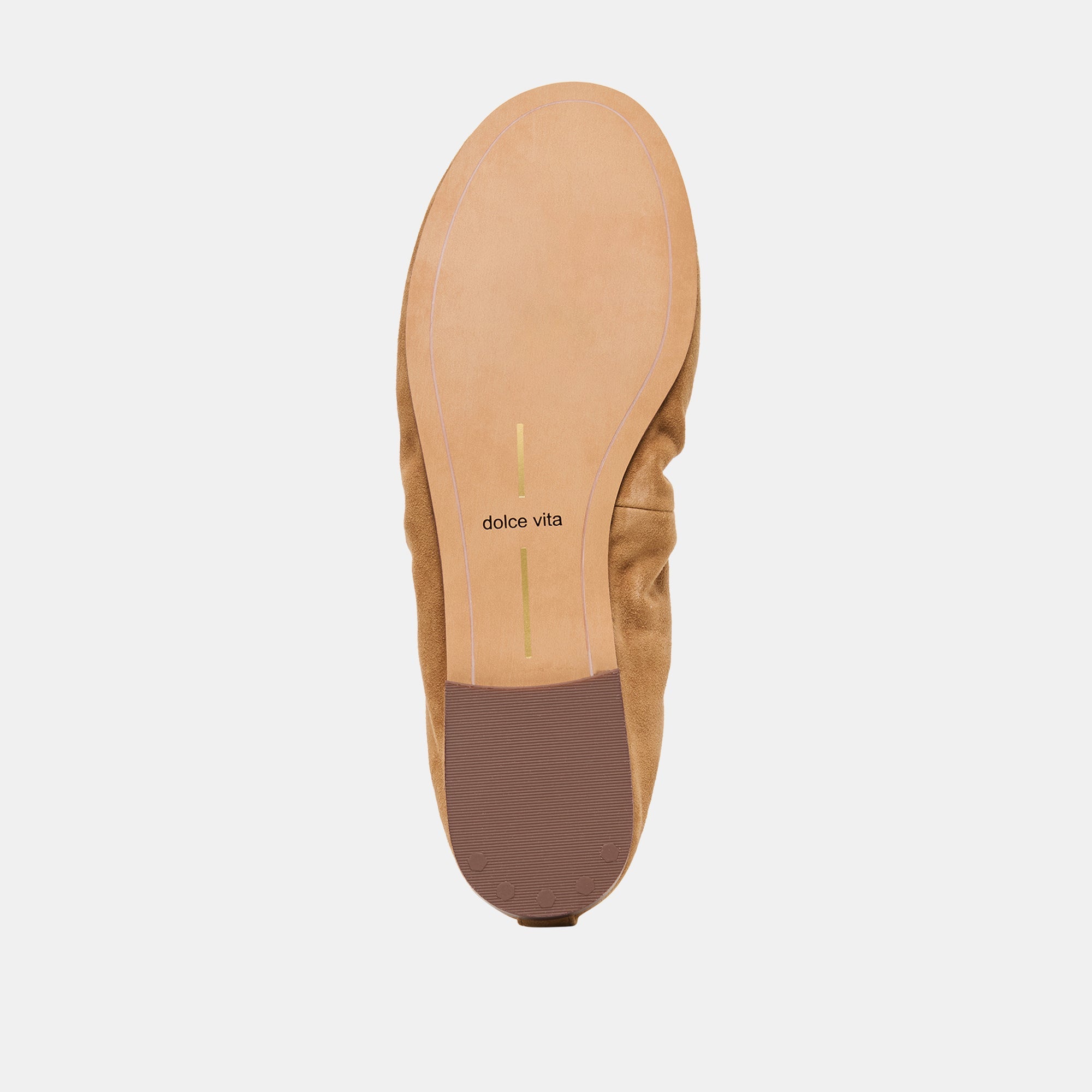 Dolce Vita SHOES | Conrad Lt Brown Suede Ballet Flats