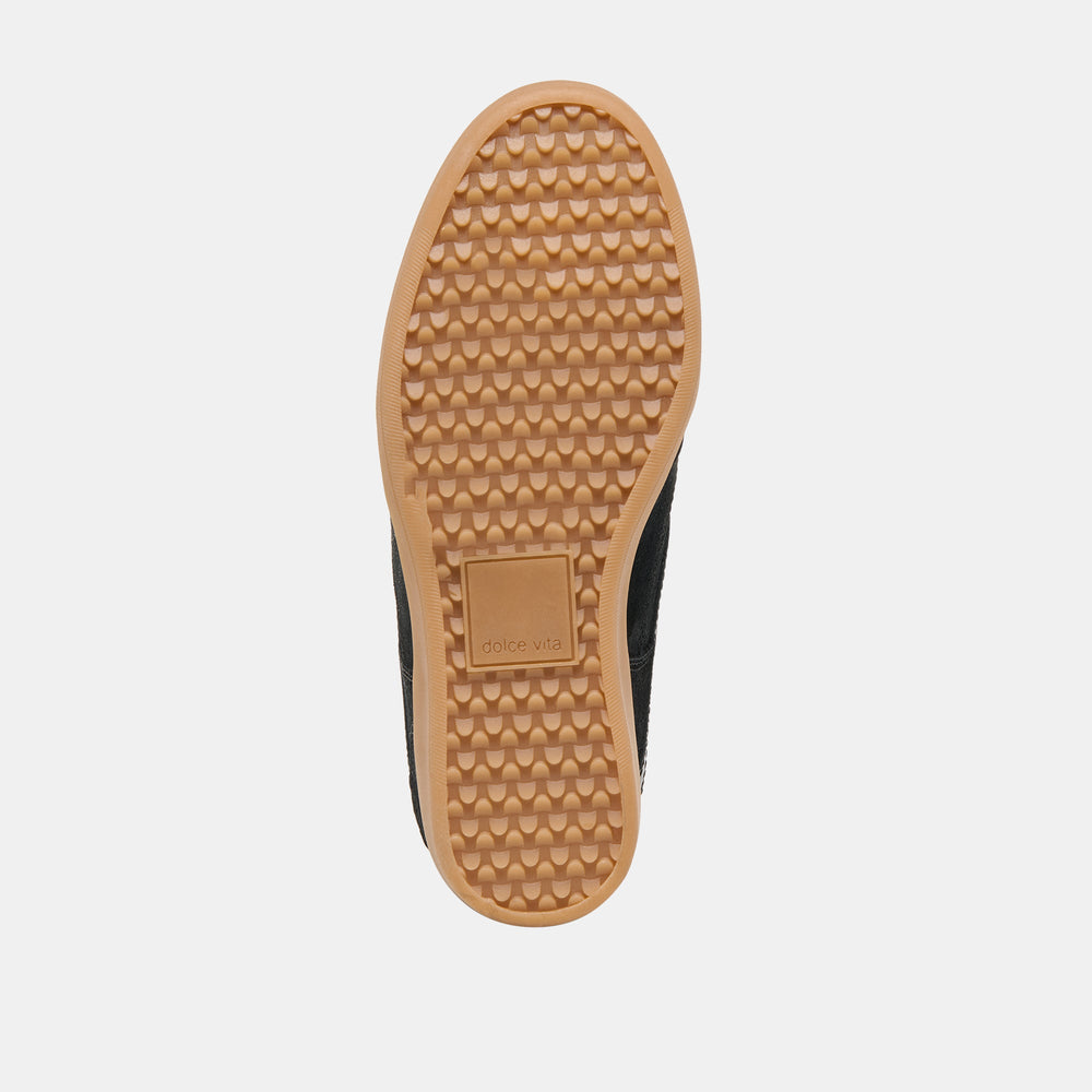 Dolce Vita SHOES | Issac Onyx Suede Sneakers
