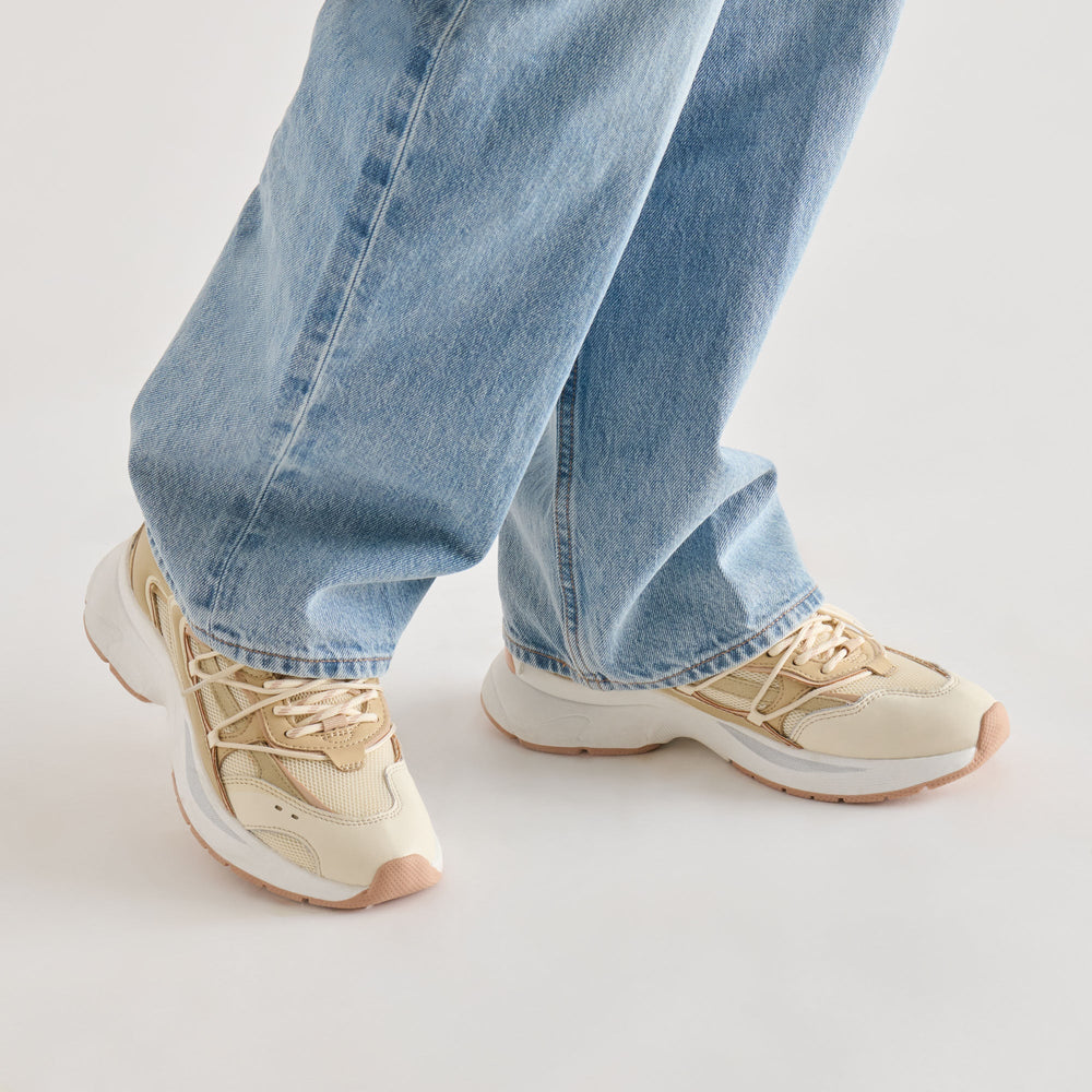 Dolce Vita SHOES | Selmar Off White Leather Sneakers