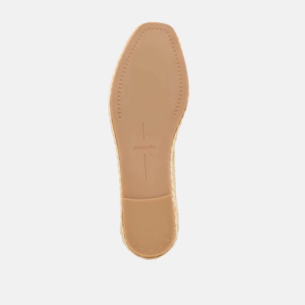 Dolce Vita SHOES | Tianna Lt Natural Raffia Lace Ballet Flats