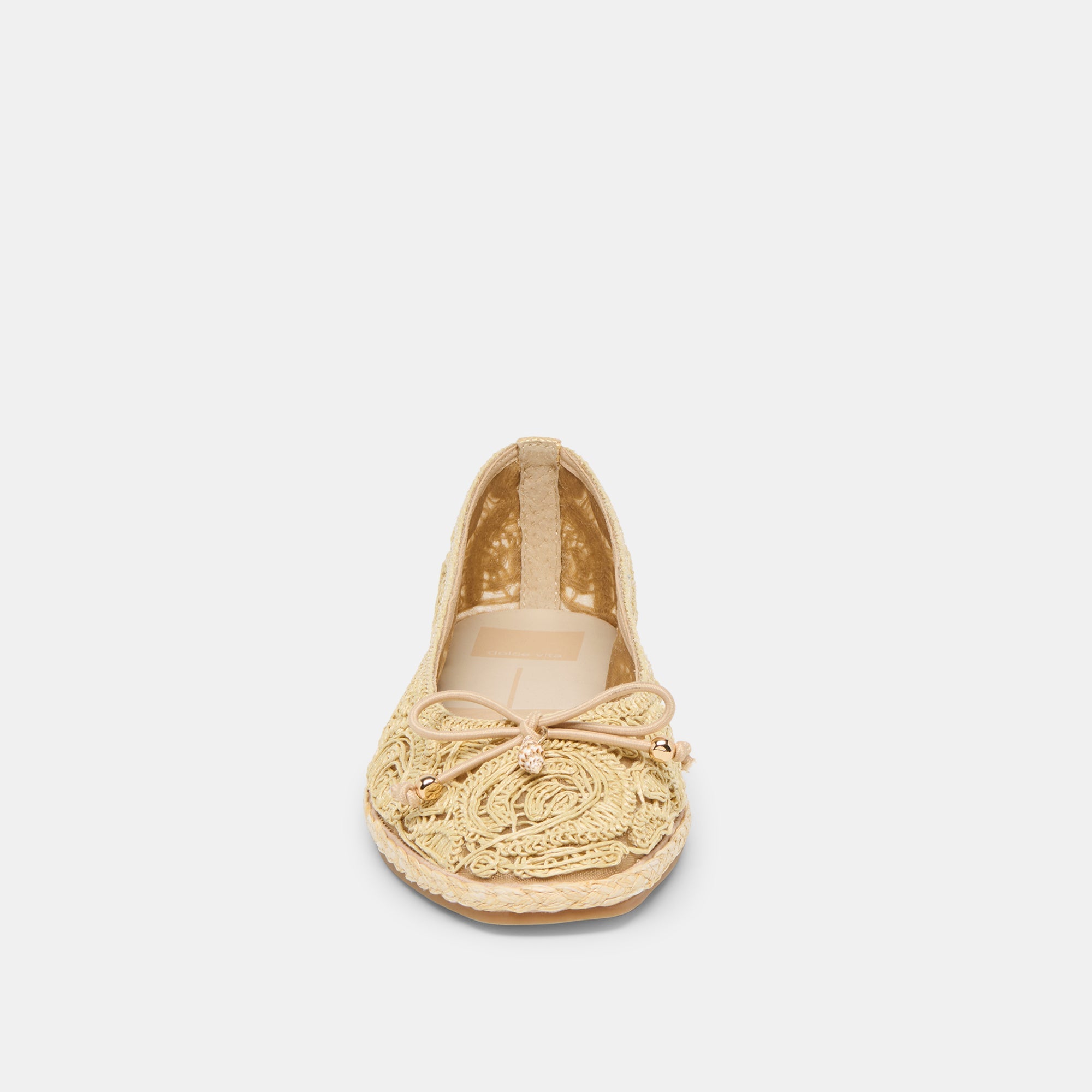 Dolce Vita SHOES | Tianna Lt Natural Raffia Lace Ballet Flats