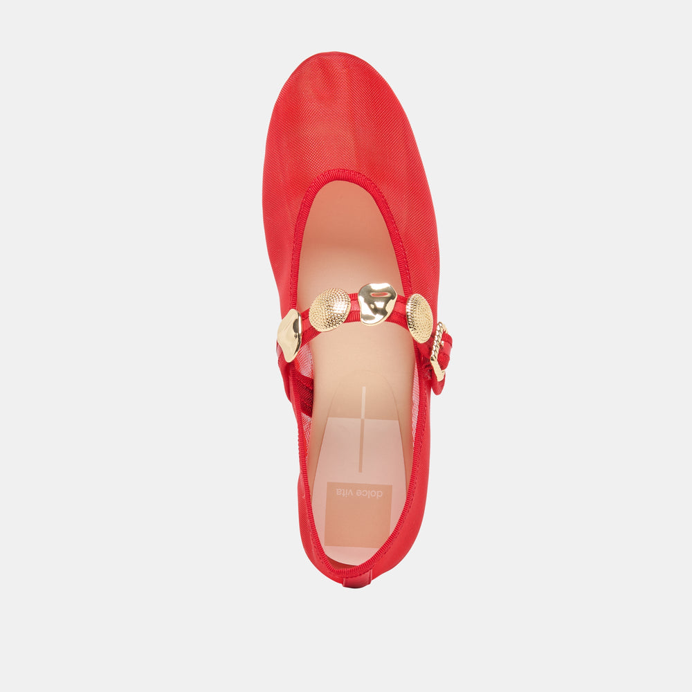 Dolce Vita SHOES | Relan Mesh Chili Mesh Ballet Flats