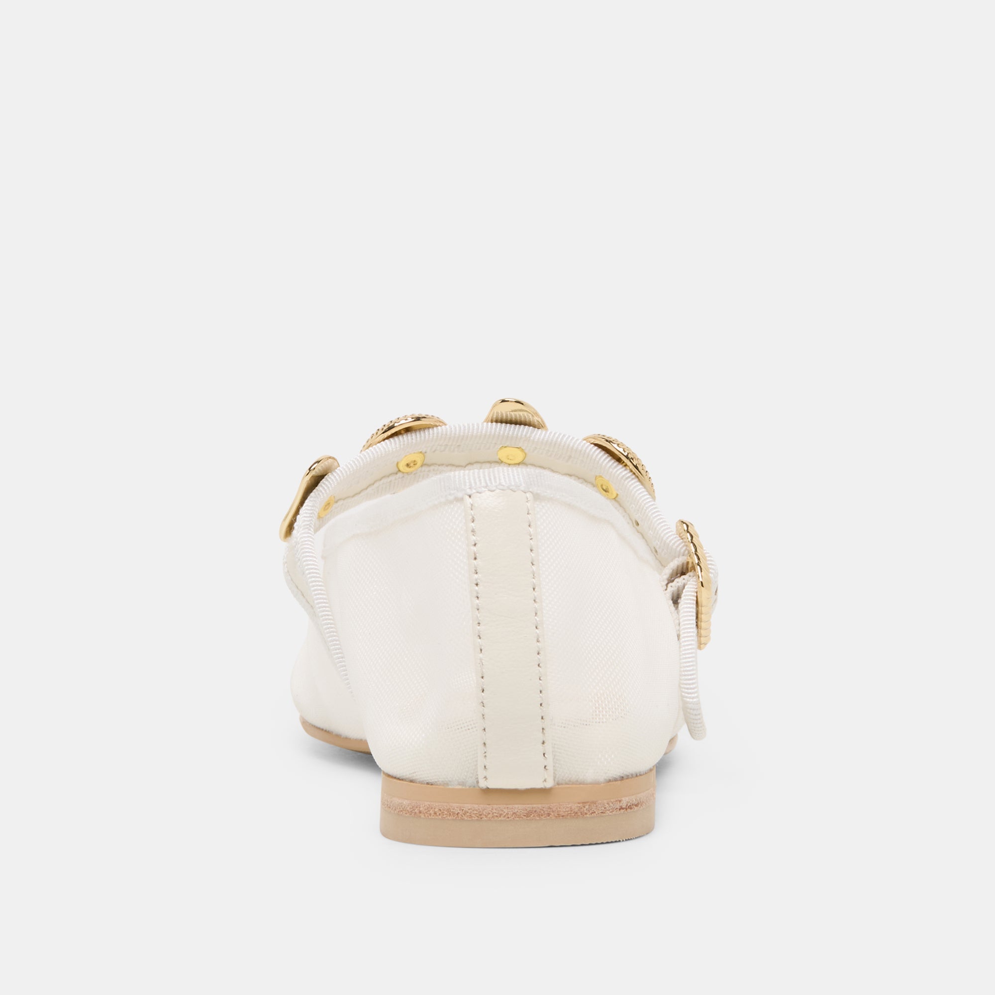 Dolce Vita SHOES | Relan Mesh White Mesh Ballet Flats