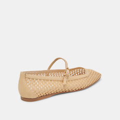 Dolce Vita SHOES | REYES WIDE BALLET FLATS LT NATURAL WOVEN RAFFIA
 – Dolce Vita