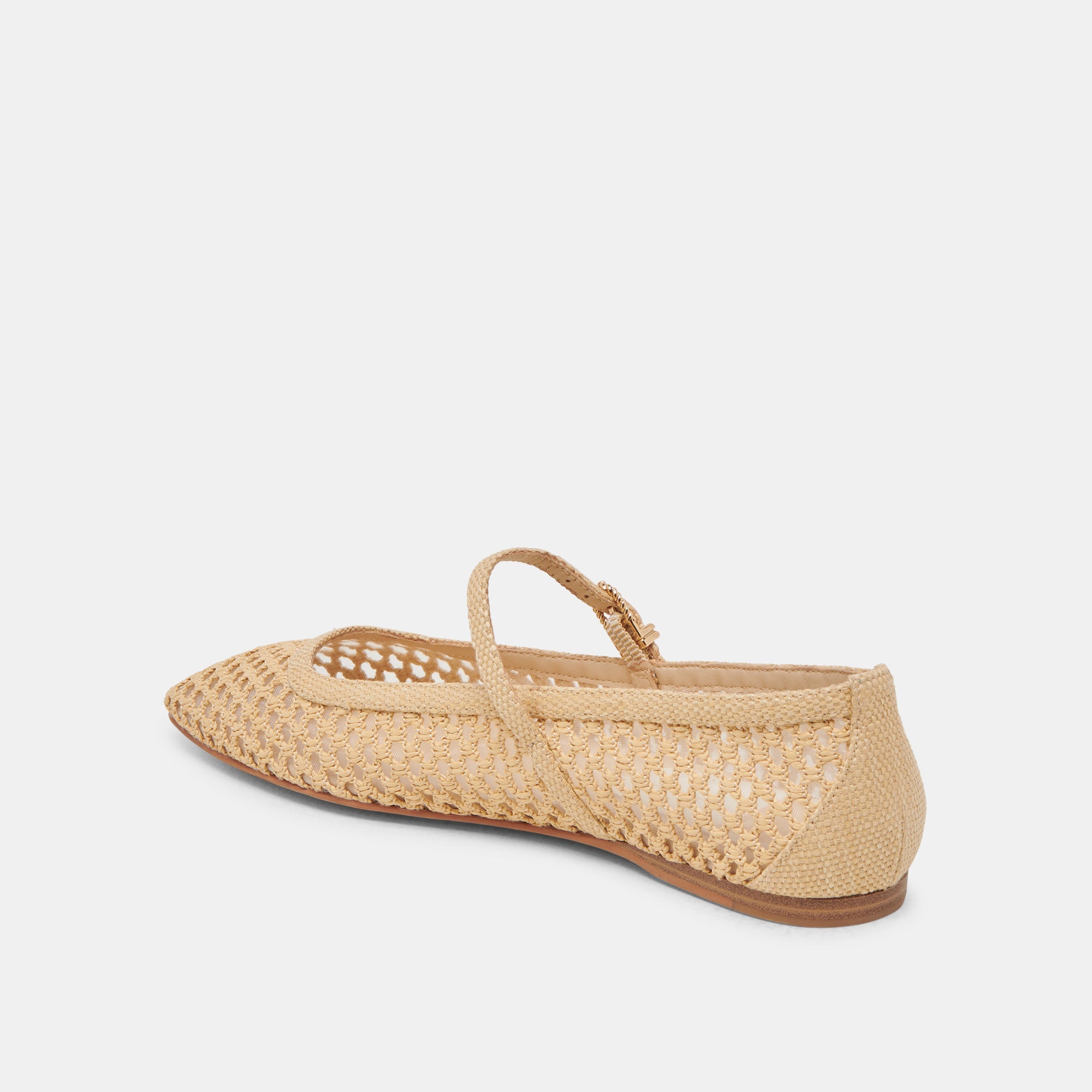 Dolce Vita SHOES | REYES WIDE BALLET FLATS LT NATURAL WOVEN RAFFIA
 – Dolce Vita