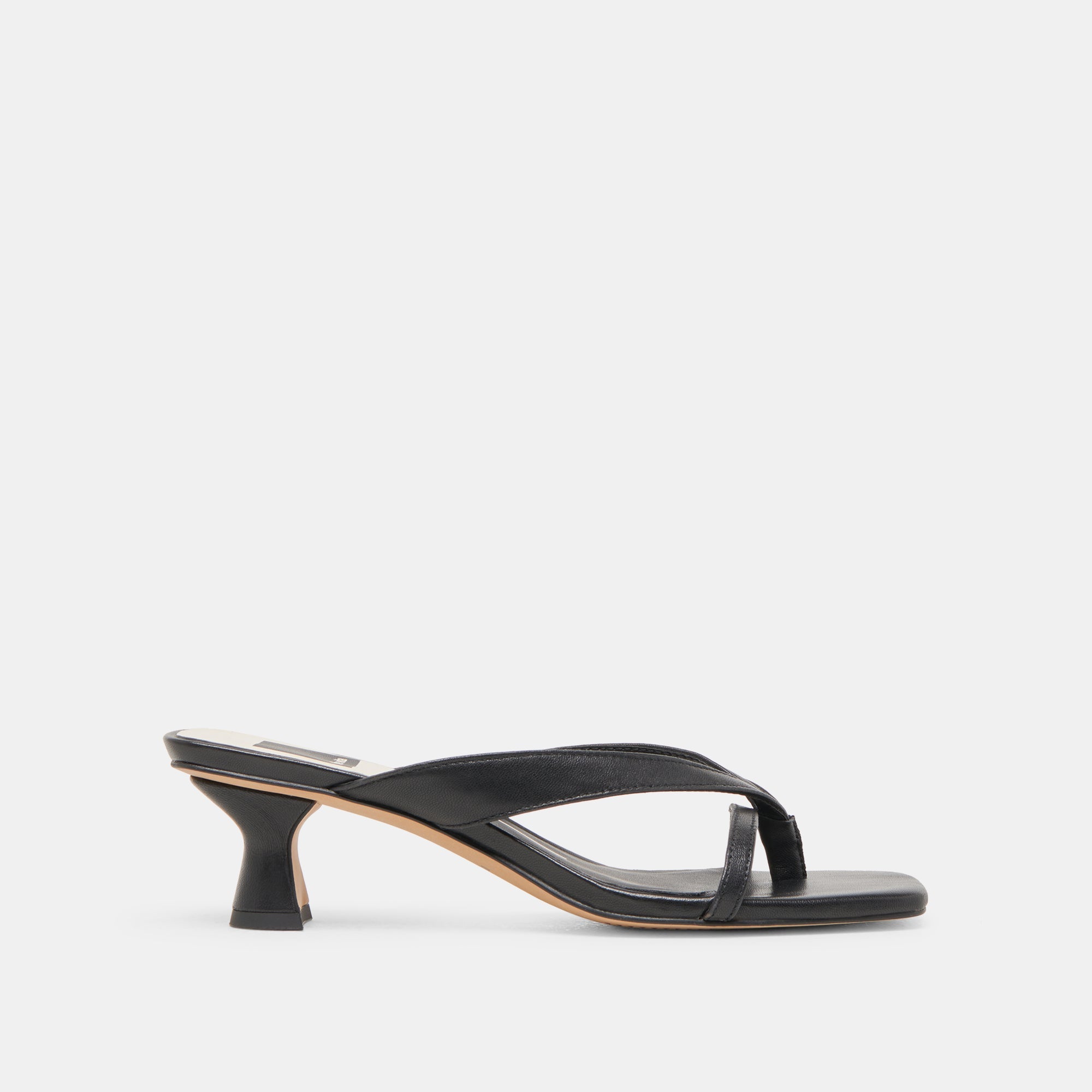 Dolce Vita SHOES | BREVEL WIDE HEELS ONYX LEATHER
 – Dolce Vita