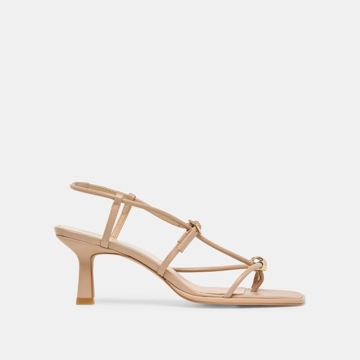 Dolce Vita SHOES | Manji Wide Light Tan Leather Heels